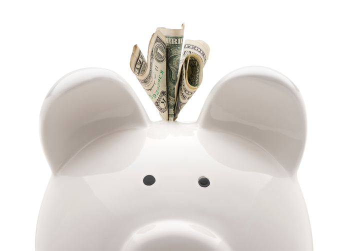 Close-up piggy bank